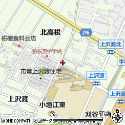 愛知県刈谷市小垣江町北高根75-7周辺の地図