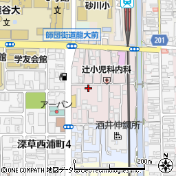 京都府京都市伏見区深草綿森町33周辺の地図