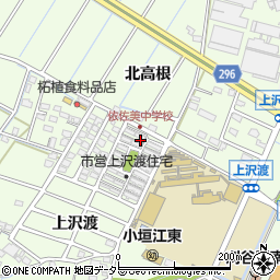 愛知県刈谷市小垣江町上沢渡50-49周辺の地図