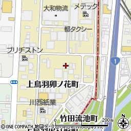 沖電気カスタマアドテック　沖電気工業京都支店周辺の地図
