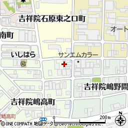 京都府京都市南区吉祥院嶋高町4周辺の地図