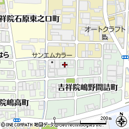 株式会社赤帽京都周辺の地図