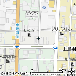 京都府京都市南区上鳥羽大溝町周辺の地図
