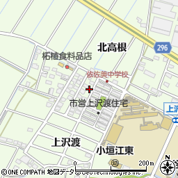 愛知県刈谷市小垣江町上沢渡50-33周辺の地図