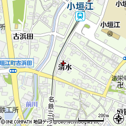 愛知県刈谷市小垣江町清水18周辺の地図