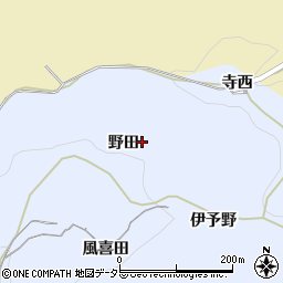 愛知県岡崎市才栗町（野田）周辺の地図
