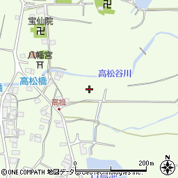 兵庫県西脇市高松町周辺の地図