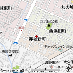 ぶどうの木四日市本店周辺の地図