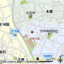 愛知県安城市別郷町油石95周辺の地図