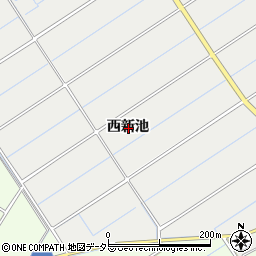 愛知県刈谷市半城土町西新池周辺の地図