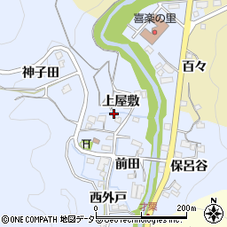 愛知県岡崎市才栗町上屋敷周辺の地図
