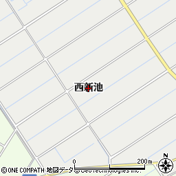 愛知県刈谷市半城土町（西新池）周辺の地図