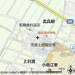 愛知県刈谷市小垣江町上沢渡50-24周辺の地図