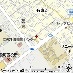 スタジオアリス静岡ＳＢＳ通店周辺の地図