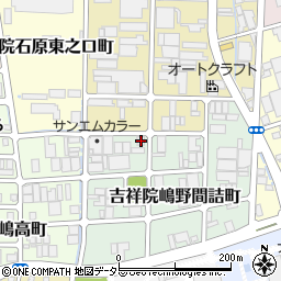 京都府京都市南区吉祥院嶋野間詰町5周辺の地図