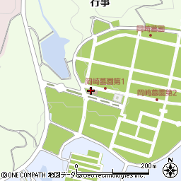 岡崎市保健所　保健企画課墓園管理事務所周辺の地図