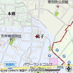 愛知県安城市別郷町荒子49周辺の地図