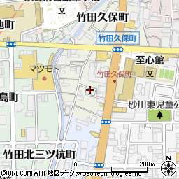 京都府京都市伏見区竹田久保町67-34周辺の地図