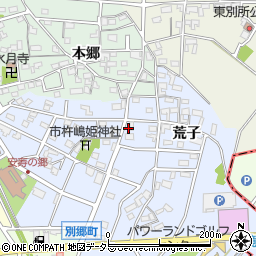 愛知県安城市別郷町油石76周辺の地図