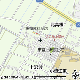 愛知県刈谷市小垣江町上沢渡50-6周辺の地図