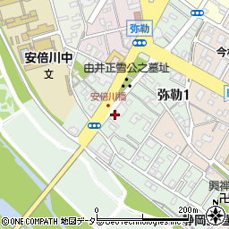 静岡地区労連周辺の地図