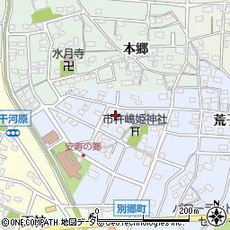 愛知県安城市別郷町油石26周辺の地図