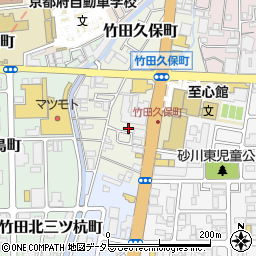 京都府京都市伏見区竹田久保町67-32周辺の地図