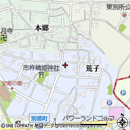 愛知県安城市別郷町油石76-2周辺の地図