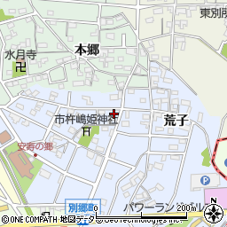 愛知県安城市別郷町油石77周辺の地図
