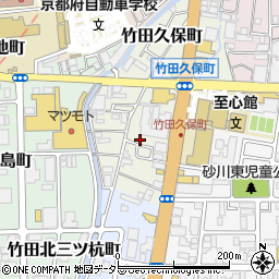 京都府京都市伏見区竹田久保町67-26周辺の地図