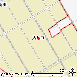 愛知県刈谷市野田町大ヒゴ周辺の地図