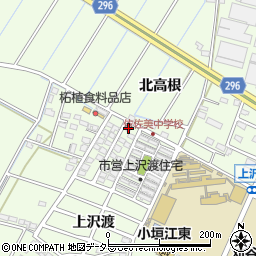 愛知県刈谷市小垣江町上沢渡50-22周辺の地図