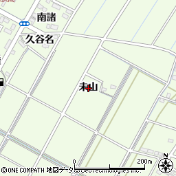 愛知県刈谷市小垣江町（未山）周辺の地図
