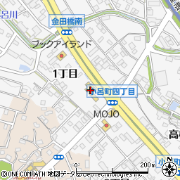 トヨタモビリティ中京岡崎メーンロード店周辺の地図