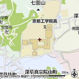 京都府京都市伏見区深草西出山町23周辺の地図