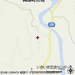 静岡県藤枝市岡部町宮島431周辺の地図