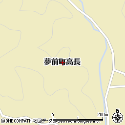 兵庫県姫路市夢前町高長周辺の地図