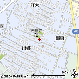 愛知県安城市新田町周辺の地図