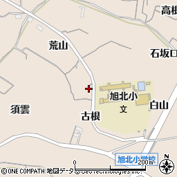 愛知県知多市日長白山4周辺の地図