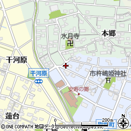 愛知県安城市別郷町油石8周辺の地図