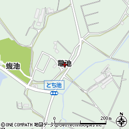 愛知県知多郡東浦町緒川鼈池周辺の地図