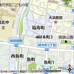 愛知県岡崎市福寿町107周辺の地図