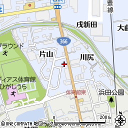 愛知県知多郡東浦町石浜片山4周辺の地図