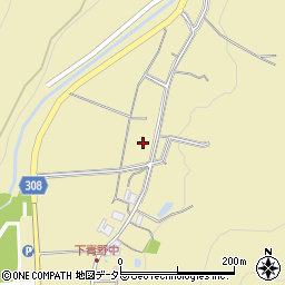 兵庫県三田市下青野265周辺の地図
