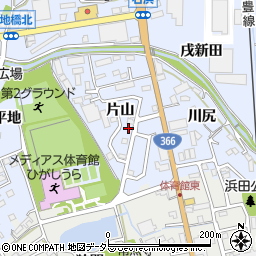 愛知県知多郡東浦町石浜片山21周辺の地図