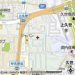 京都府京都市南区久世大藪町1周辺の地図