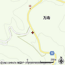 愛知県新城市門谷（万寿）周辺の地図