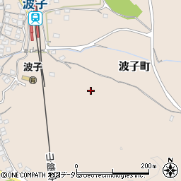 島根県江津市波子町周辺の地図