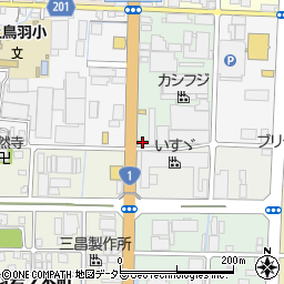 京都府京都市南区上鳥羽鴨田町7周辺の地図