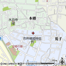 愛知県安城市別郷町油石34周辺の地図